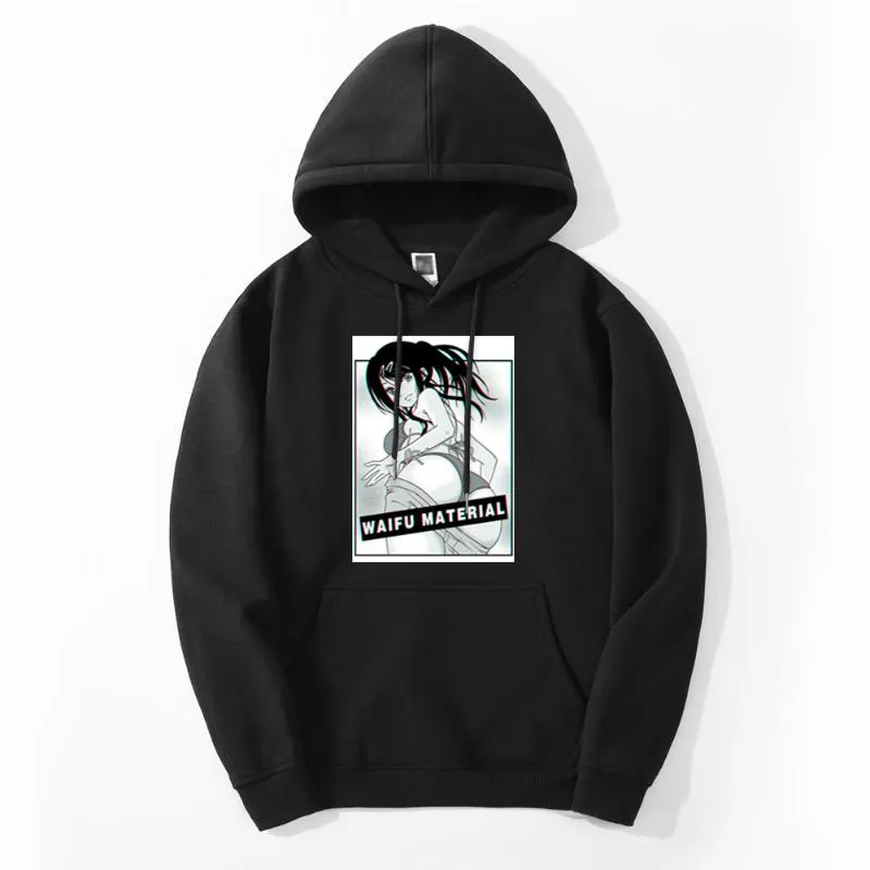 Erkek Hoodies Tişörtü Seksi Anime Kız Waifu Retro Tarzı 2021 Sonbahar Kış Erkek Hip Hop Serin Hoodie Kazak Harajuku Kalın Hoody O