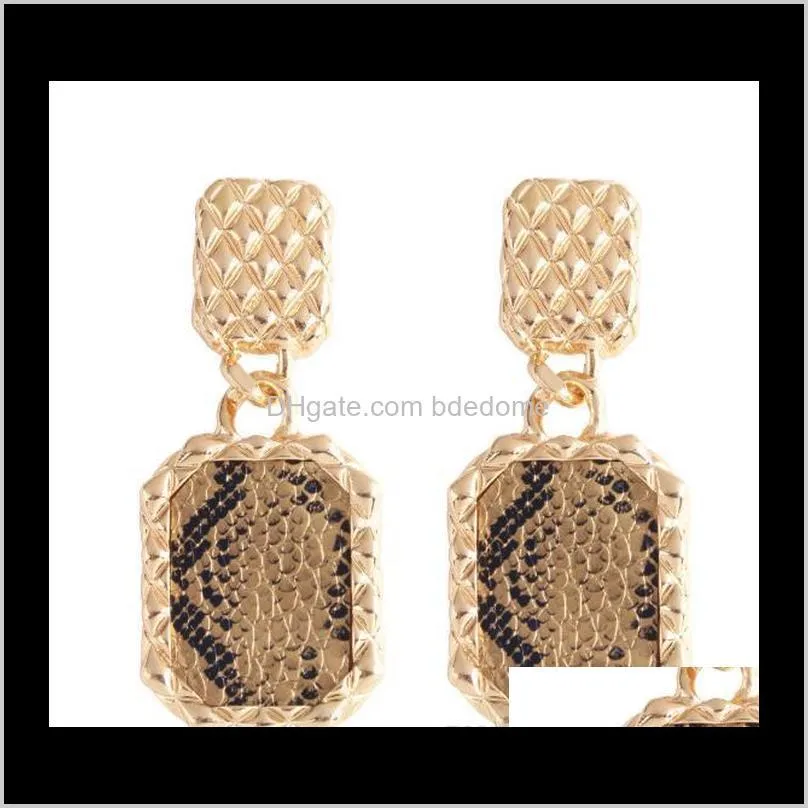 blingbling wholesa earring collection exaggerated fashionable earring sexy snake grain geometrical form individual character tide female