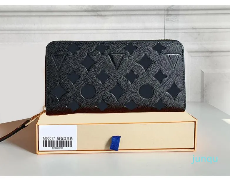 2021ファッションの花デザイナーの財布贅沢な男性女性レザーバッグ高品質の古典的な手紙キーコイン財布のオリジナルボックスチェック柄カード