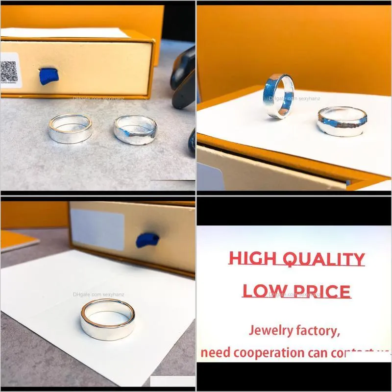 designer v ring female titanium steel ring male rings couple jewelry stainless steel jewelry couple rings with box