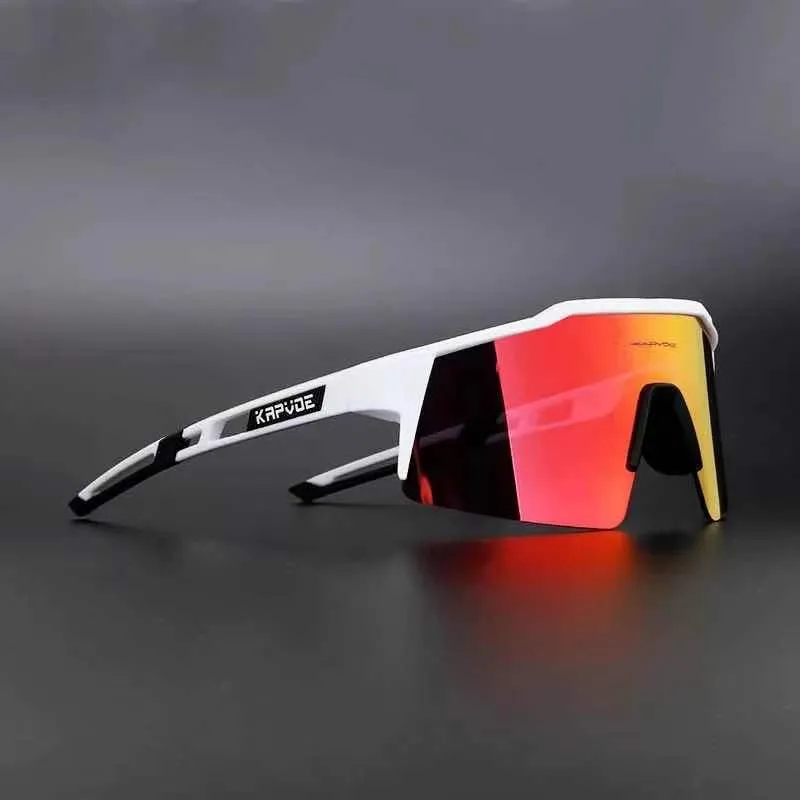 Occhiali Da Pesca E Ciclismo Polarizzati UV400 Per Uomo - Colore Marrone, Lenti In Resina, Montatura Plastica