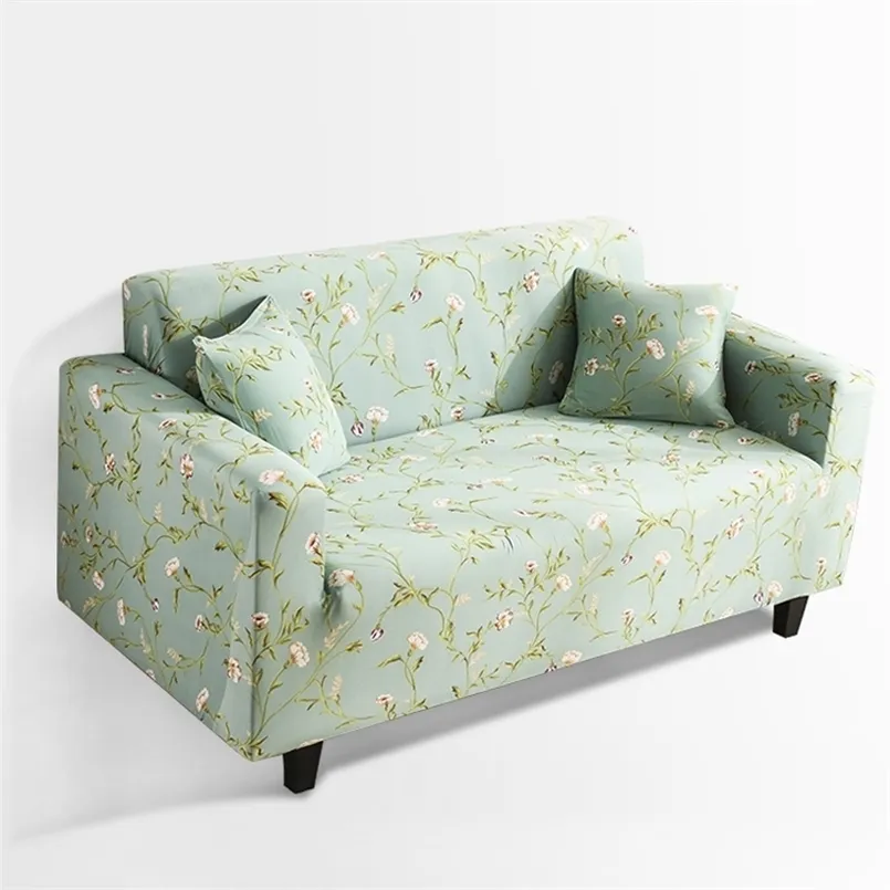 Sectional Covers Slipcovers: Nordic Style Milk Silk Printed Sofa