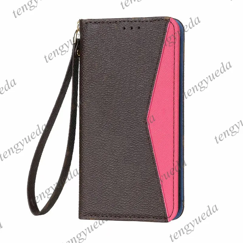 For Iphone Phone Cases Top Fashion Designer Wallet Leather Wallets Card Holder Luxury Cellphone Holster 13 13Pro 12 11 Pro Max Xs Xr Xsma 8Plus Microfiber