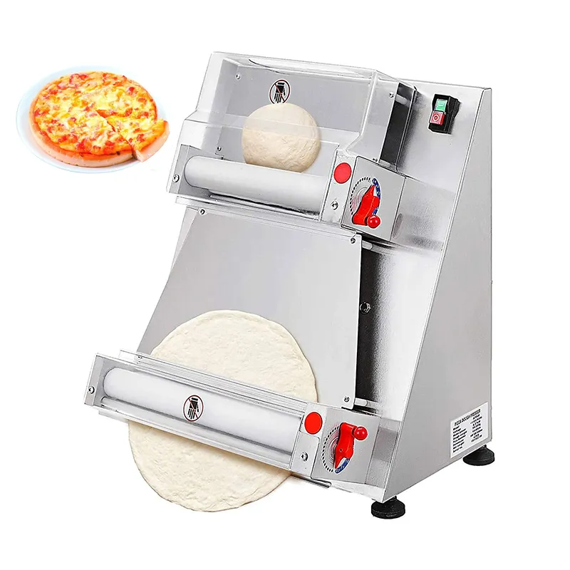 Commerciële Elektrische Pizzeria Dough Persmachine Dough Roller Sheemer Tortilla Pizza Presser