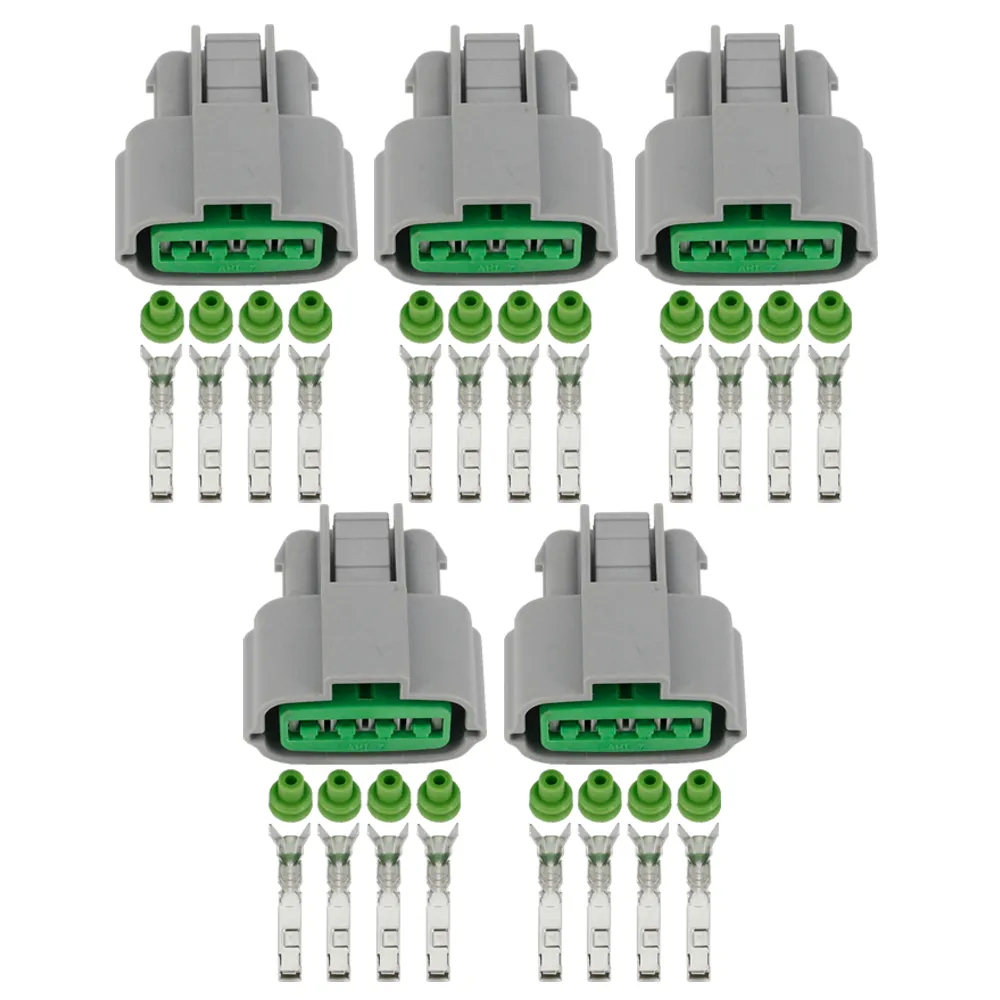5 مجموعات 4 دبوس سيارة تسخير موصل السيارات التوصيل مع محطة PU465 04127 ...