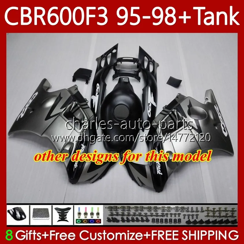 thumbnail image 2 of ZXMT Glossy Black ABS Tank Cover For Honda CBR600F4i (2001-2007) - Pre-Drilled, Custom Fit 2 of 6