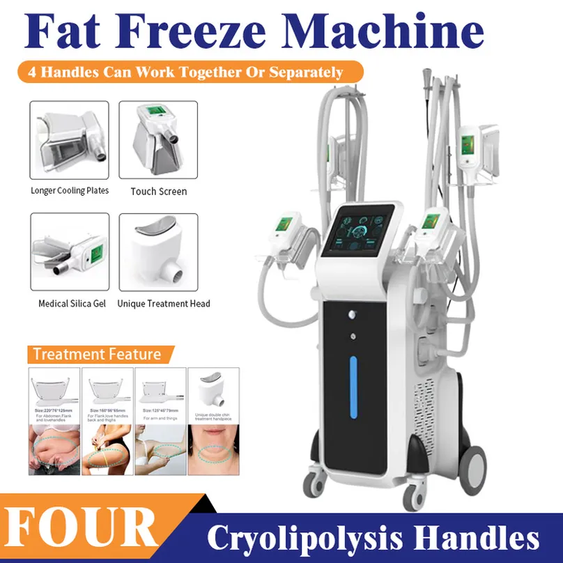 4 poignées Lipofreeze Criolipolisis Lipo Cryo Cryothérapie Congélation des graisses Cryolipolyse Cool Body Sculpting Liposuccion Minceur Équipement06