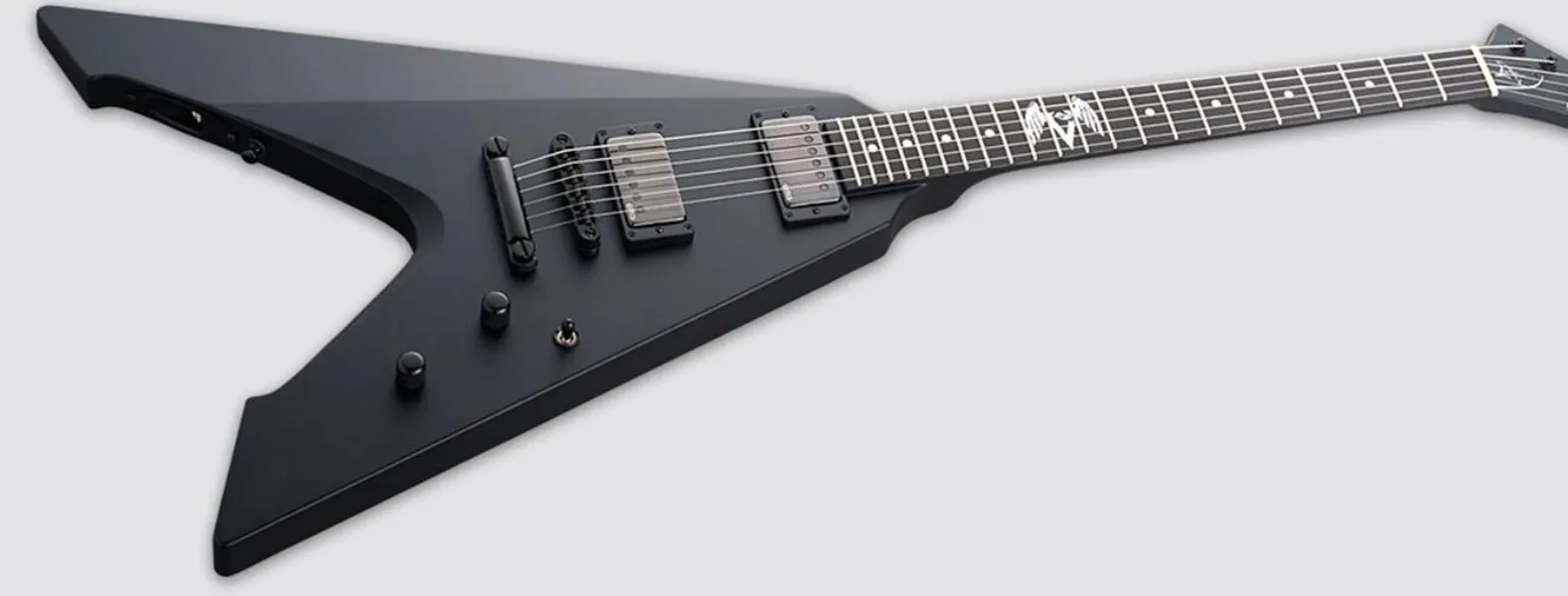 DHgate Metallic Matte Black Flying V Electric Guitar Unleash the Thrash Metal Legends Signature Sound Musical Instruments