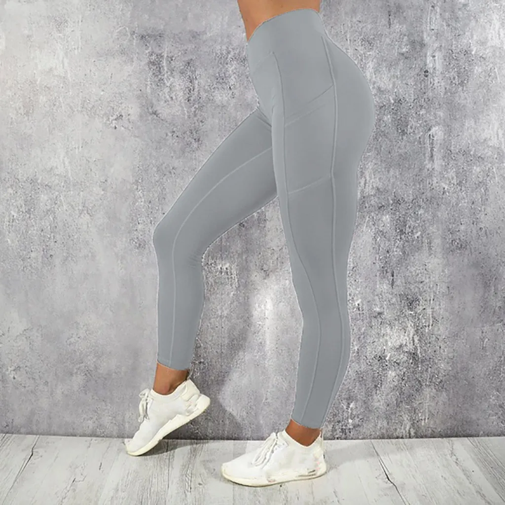 High Waist Yoga Leggings With Pockets With Side Phone Pocket Push Up Sports  Pants For Women, Running, And Fitness Sexy Peach Buttock Tights Faddish  WMQ1115 From Twinsfamily, $5.29