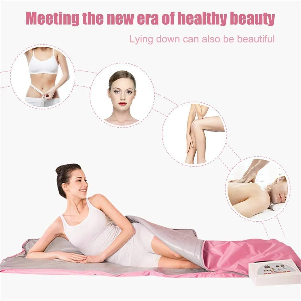 Infrared FIR Digital Heat Sauna Blanket Health Gadgets Fitness Detox Beautiful Anti Ageing Beauty Machine For Home