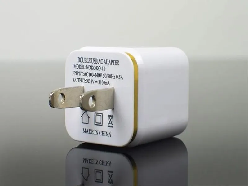 Carregador de parede adaptativo rápido 5V 2a adaptador de energia USB para iPhone samsung xiaomi lg telefone móvel inteligente