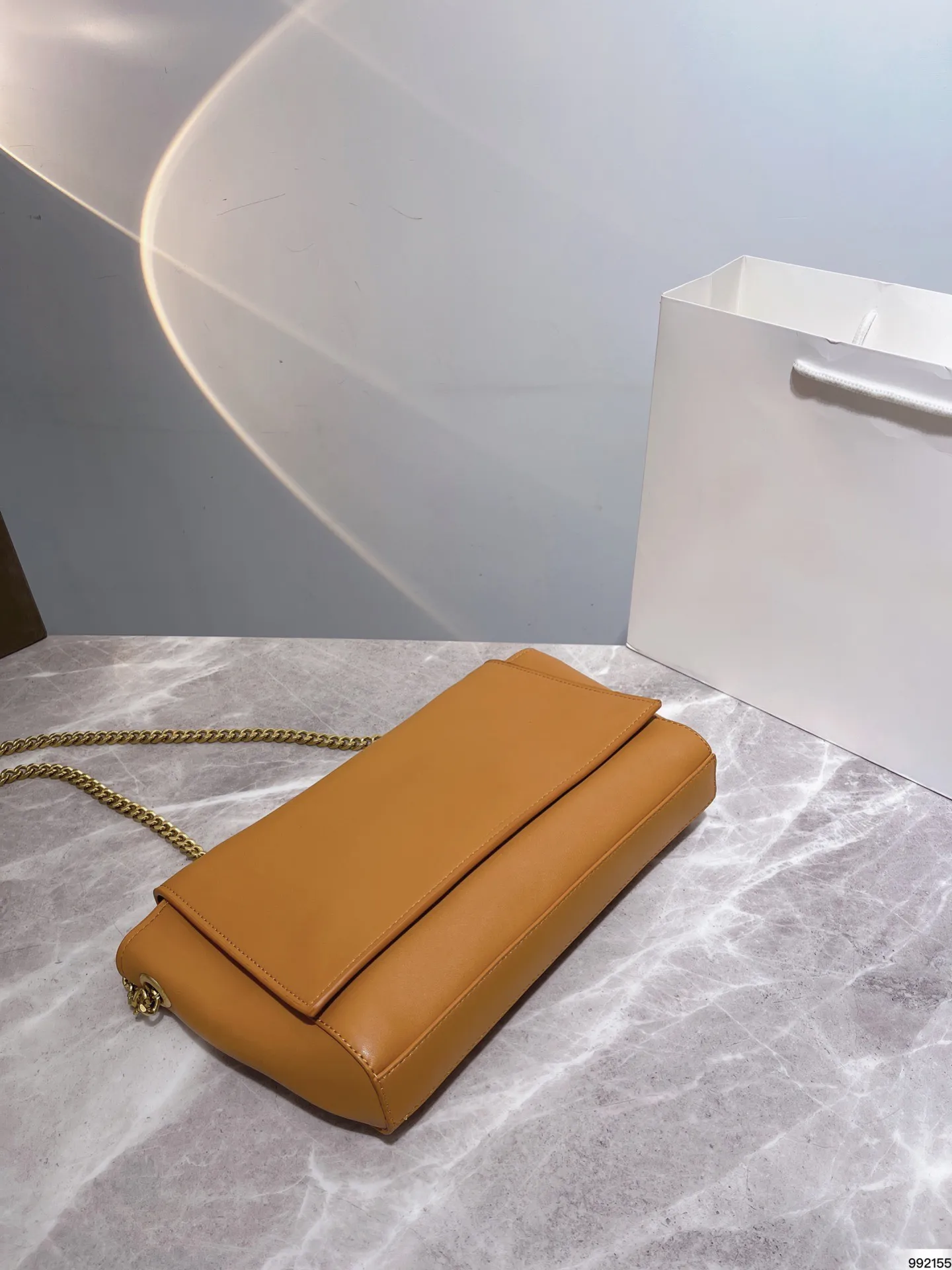 Simple Design Messenger Bag Boast Brown Womens Кордовая сумка с винтажной цепью цепной цепи Классические буквы леди