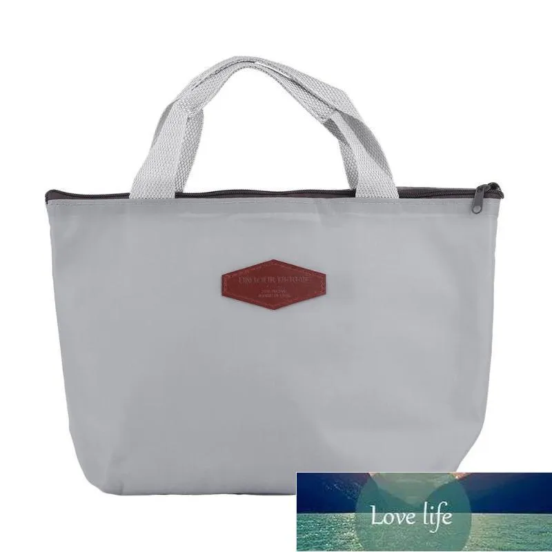 Moda 5 colori Candy isolato stagnola alluminio dispositivo di raffreddamento termico picnic pranzo al sacco borsa da viaggio impermeabile Tote Box borse di stoccaggio prezzo di fabbrica design esperto qualità