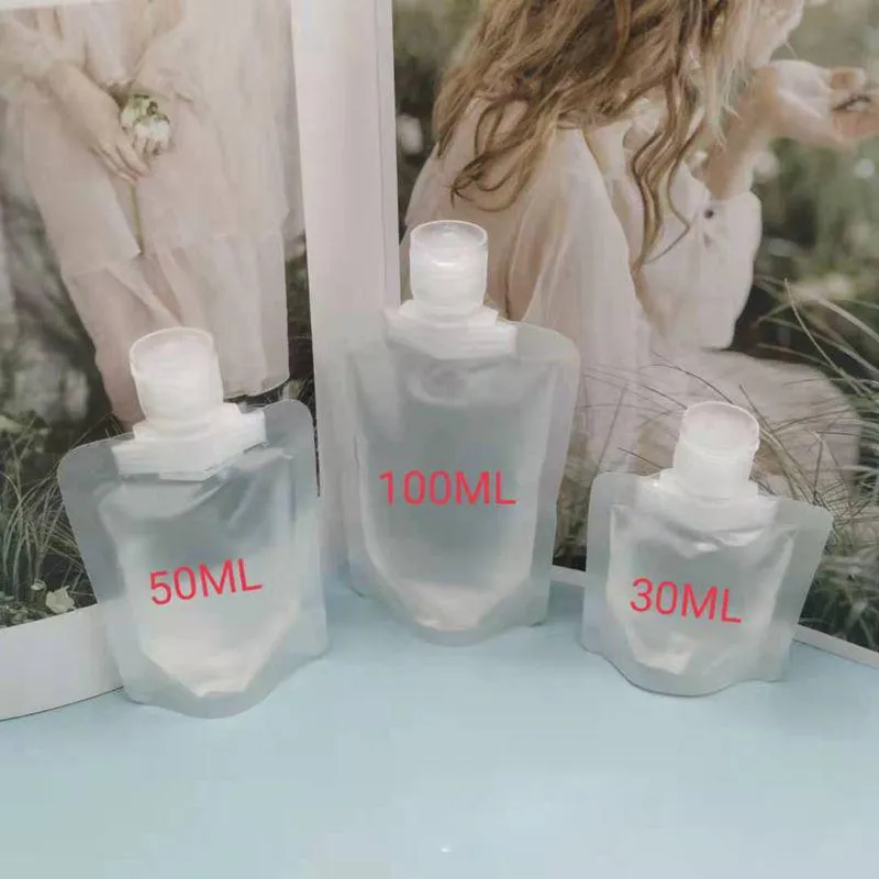 Storage Bags 1Pcs Portable Travel Lotion Clamshell Filling Bag Business Emulsion Packing Shampoo Bottle Squeeze Makeup Container