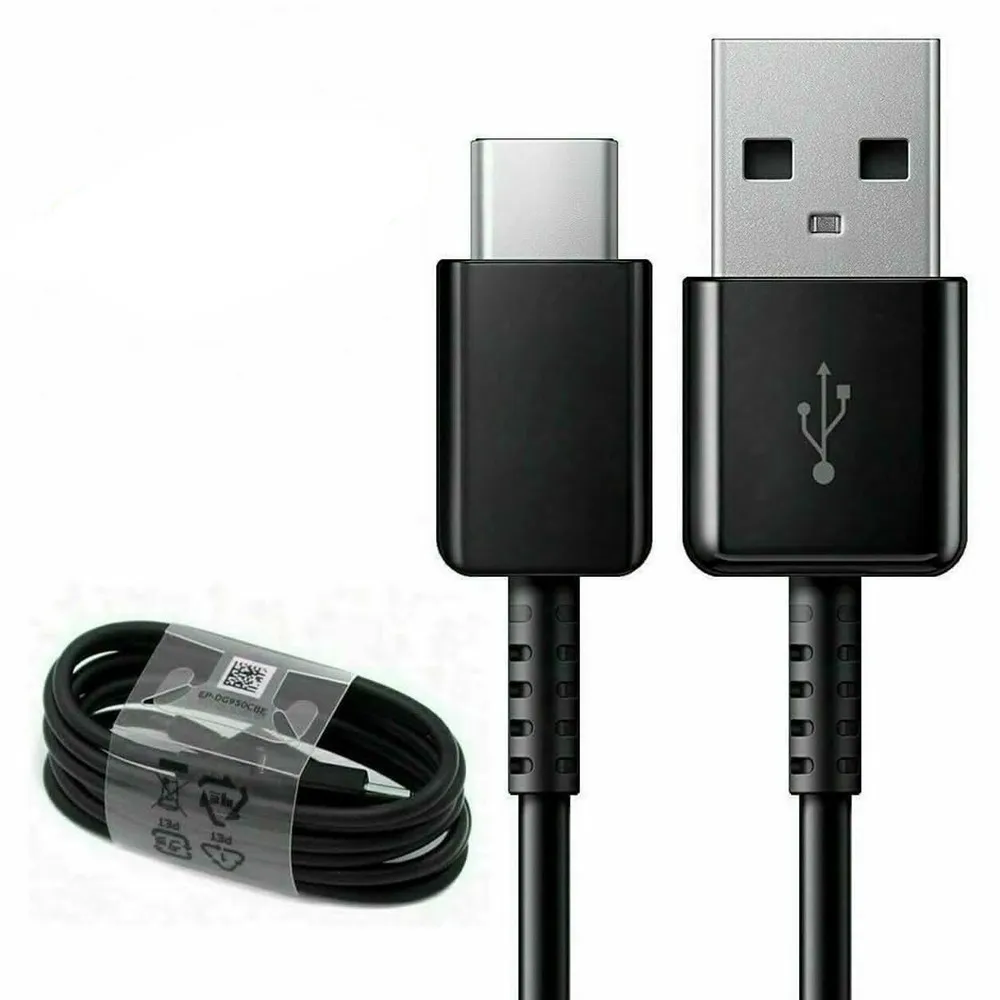 1.2m 4ft Tip C USB Kablo Hızlı Şarj Samsung S8 S9 S10 S6 S7 NOT 8 9 S20 S22 S23 HTC LG