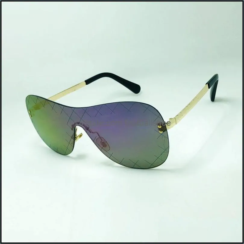 sunglasses oversized UV 400 Alloy temples Rimless sunglass Oval Shield Customize logo fashion mirror sun glasses 2021 luxury frames authentic designer