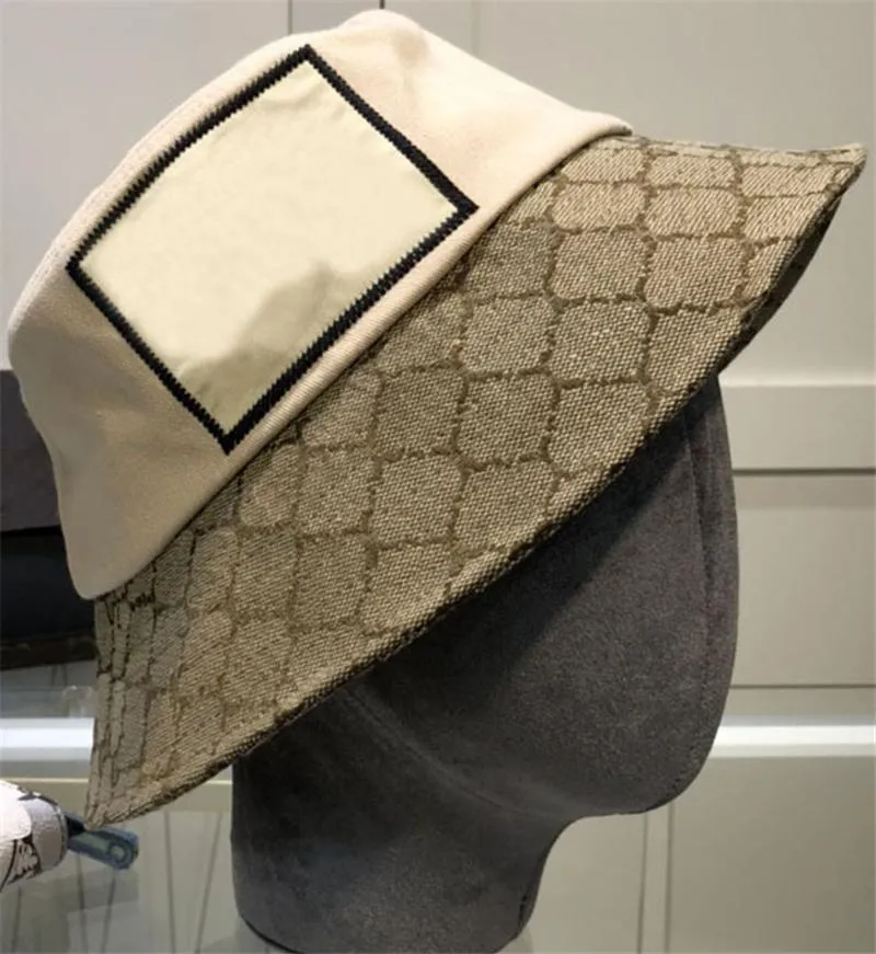 Diseñador plano Cubo Sombrero 3 Color Golf Protección solar Impreso Sombreros ajustados Gorras populares para hombre Gorra de béisbol para mujer Casquette 2021227o