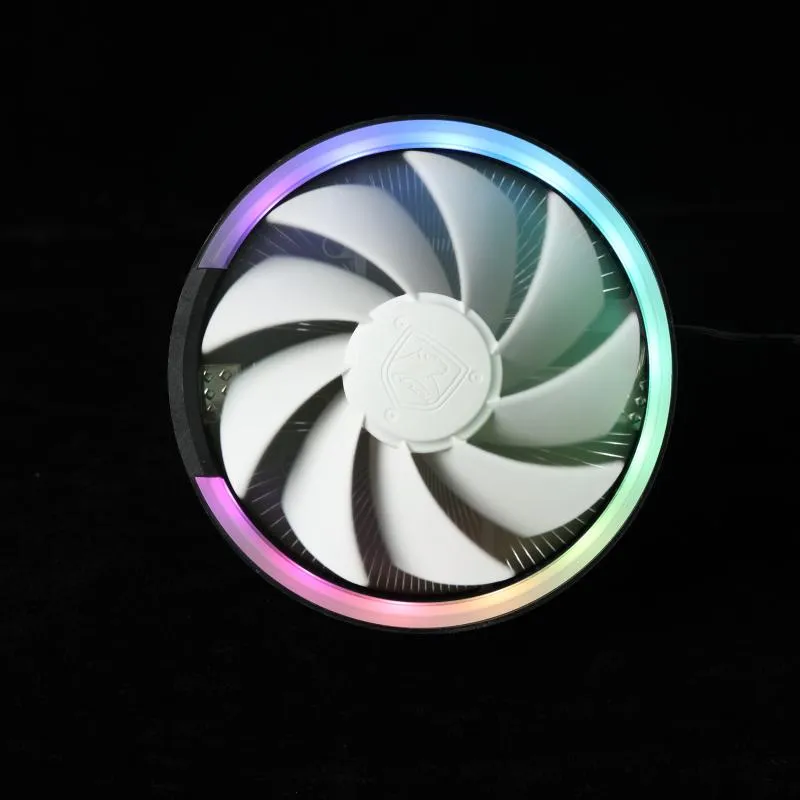 Fläktar Kylningar Gaming Computer Cooling Adresserbar AIO CPU Cooler 120mmRGB Fläkt med 9 Bladvatten