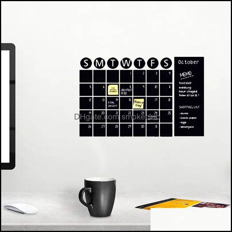 Good deal now d cor garden removable this month blackboard pvc wall stickers waterproof home 