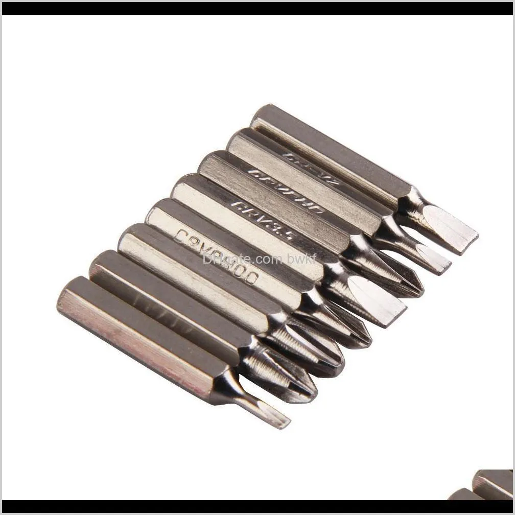 8 in 1 screwdriver set aluminum precision pen screw driver kit pen style repair tools for mobile phone multi-tool