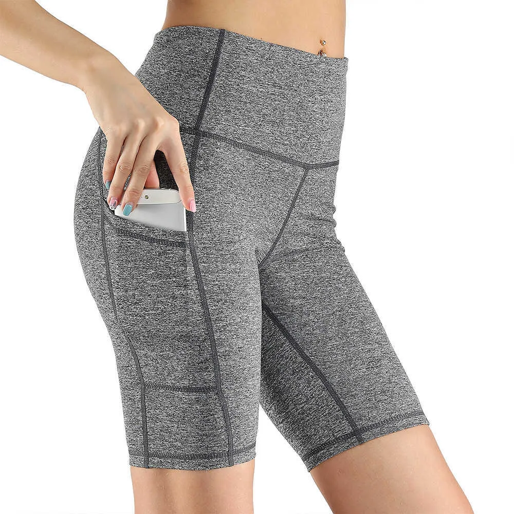 etozzier mulheres correndo calças treino para fora pocket aptidão cintura alta fitness calças justas esportes ginásio atlético pants q0801