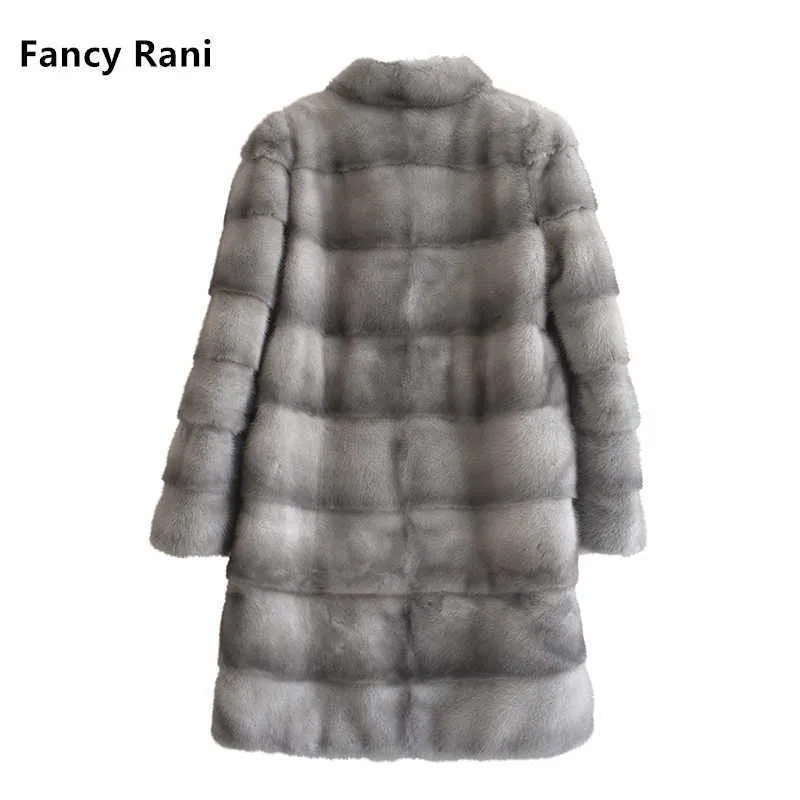 リアルナチュラルミンクファーコートレディース を￥84,212 | DHgate