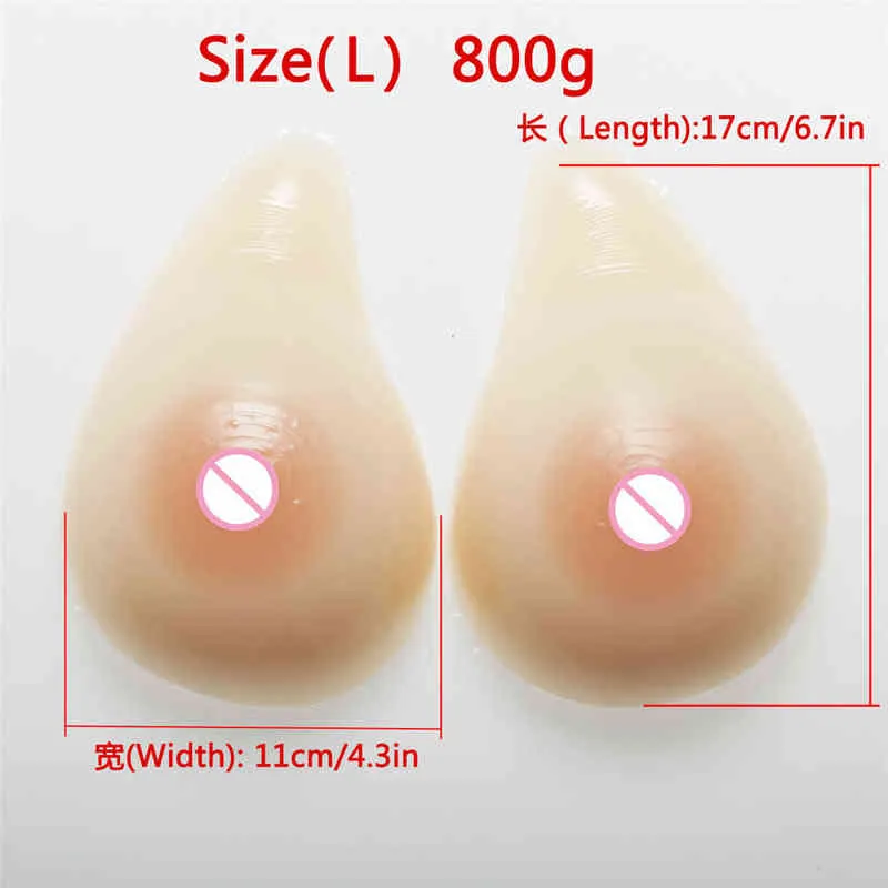 Classic Curved Nude Silicone Boobs Sexy Lace and Satin Pocket Bra  Crossdresser Mastectomy Breast With Bra Set G1227