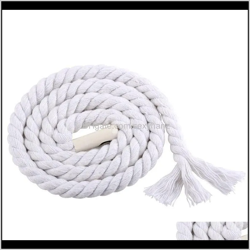 20mm cotton cord high tenacity twisted cotton rope 5 meters/piece home bag decorative ropes diy home textile accessories craft1