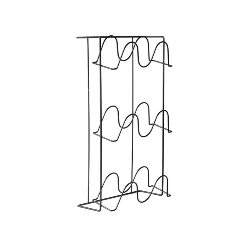 Abbigliamento Guardaroba Scaffale per scarpe multistrato Scaffale per montaggio a parete Pantofole Scaffale sospeso Organizzatore per pantofole (Nero)