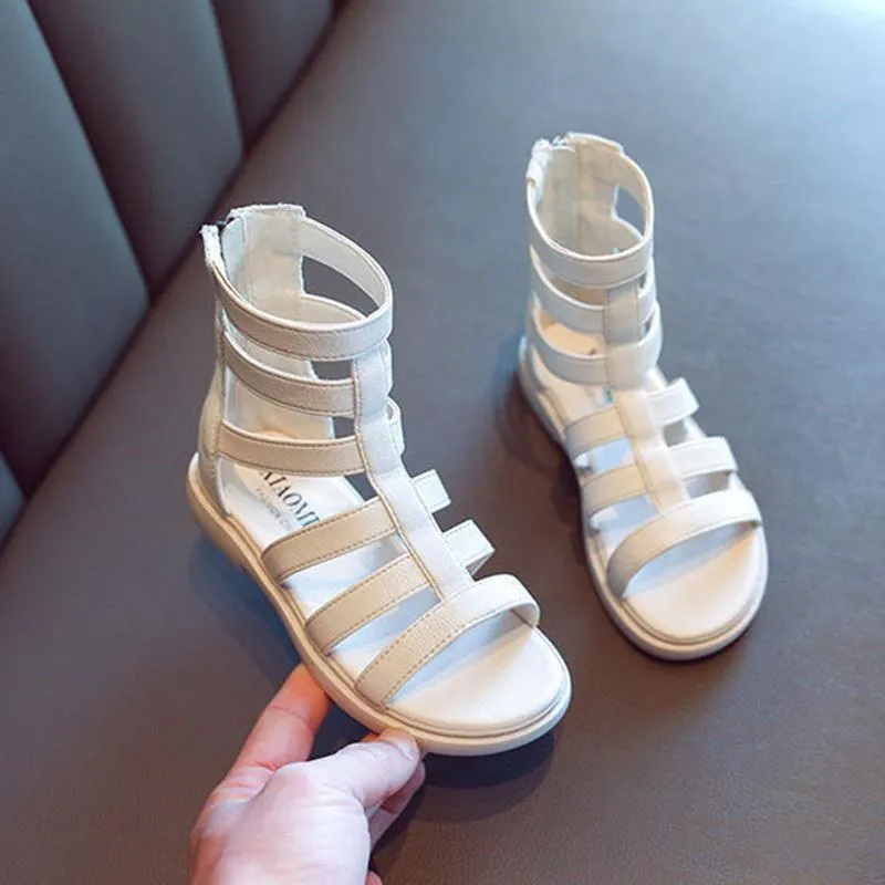 サンダル夏の子供向け子供用革ハイヘルプラップトゥファッションガールズ砂浜カジュアルシューズサイズ21 37 サンダル夏の子供向け子供用革ハイヘルプラップトゥファッションガールズ砂浜カジュアルシューズサイズ21 37
