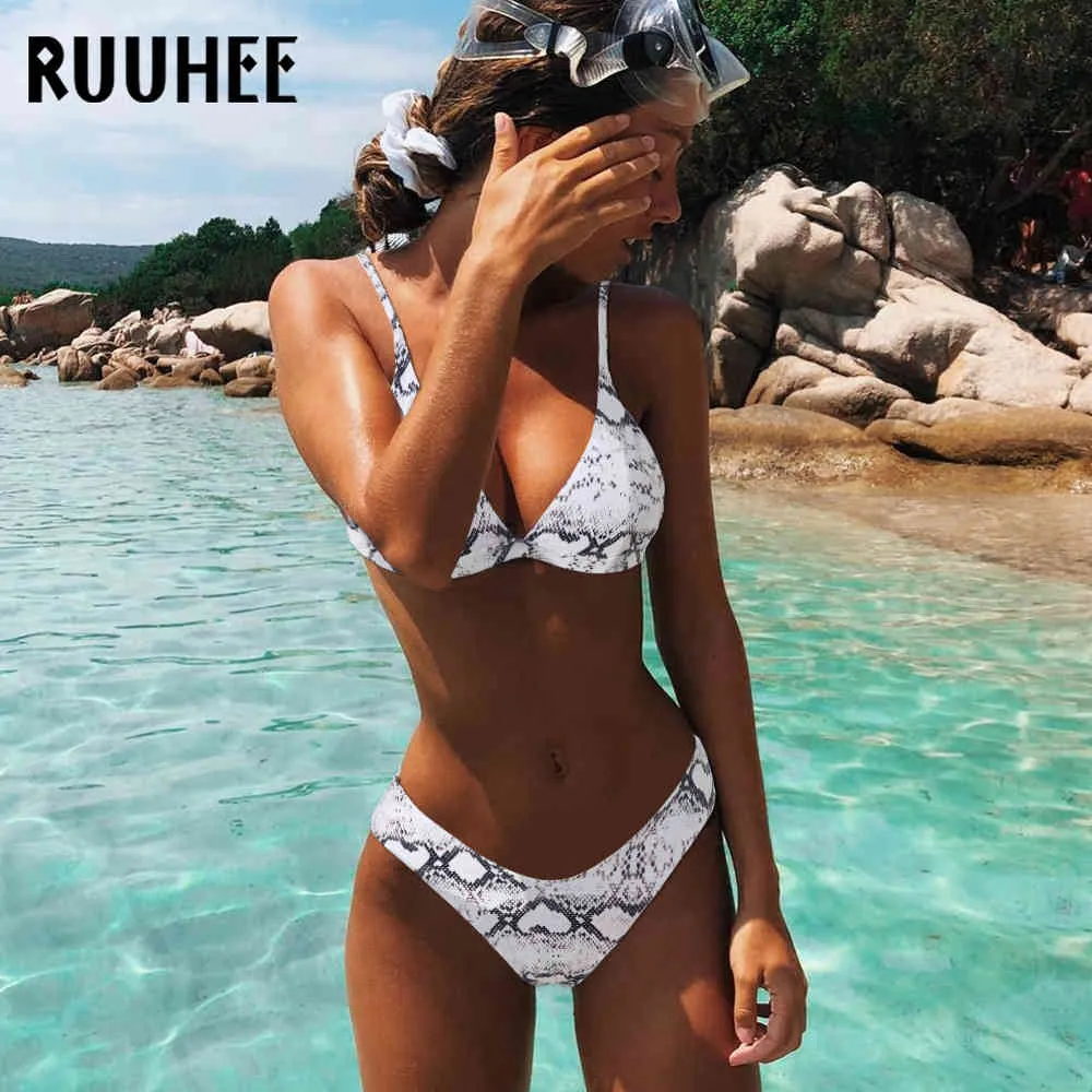 RUUHEE Brazilian Bikini Swimwear Women Swimsuit Micro Bikini Set