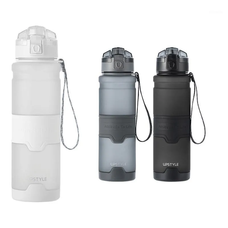 Bouteille d'eau ELOS-UPSTYLE 1000Ml Portable étanche Anti-chute Sport gymnase Fitness bouteilles à boire Shaker bouteille d'eau