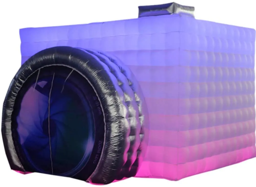 Inflattable Camera 360 Inflatable Snake Camera Photo Booth With LED XYINFLATABLE ...
