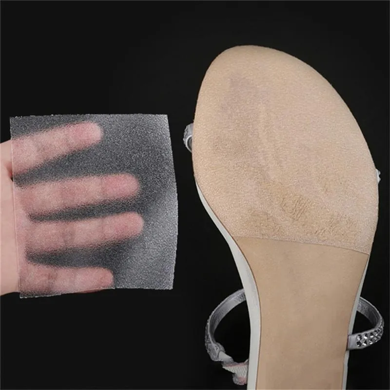 Skor MATERIAL Icke-Slip Insole Tape Safe Självhäftande papper Transparent High Heel Sole Skyddskåpa Bekväma sko tillbehör