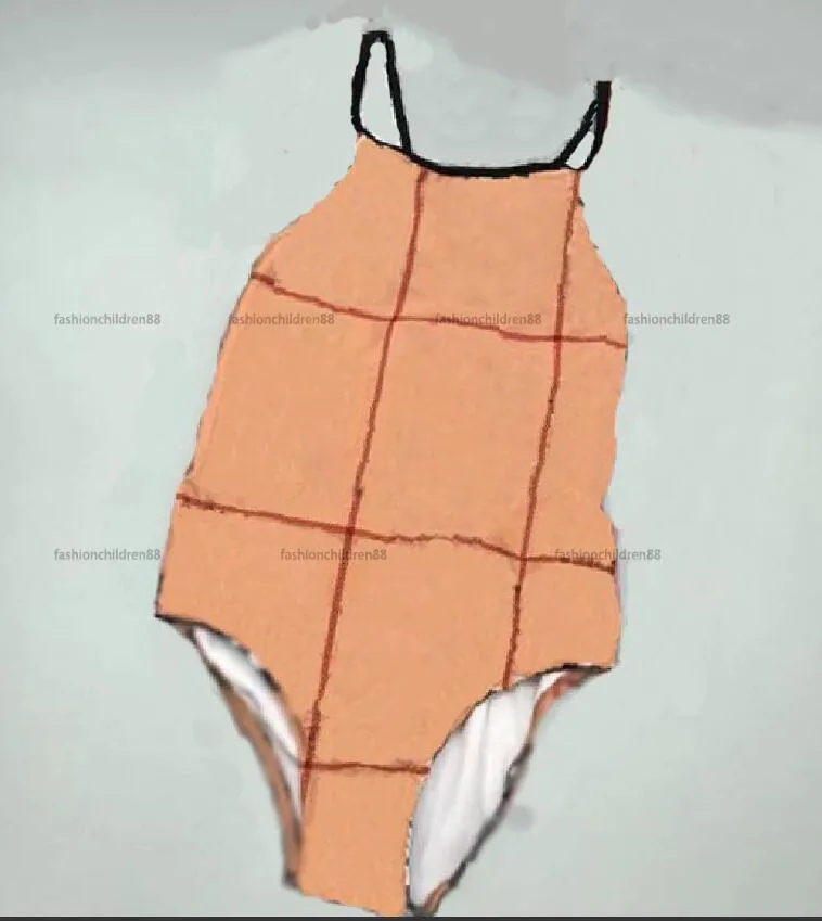 الصيف طفل أطفال قطعة واحدة منقوشة ملابس ملابس الطفل الفتيات مخطط بيكيني ملابس السباحة