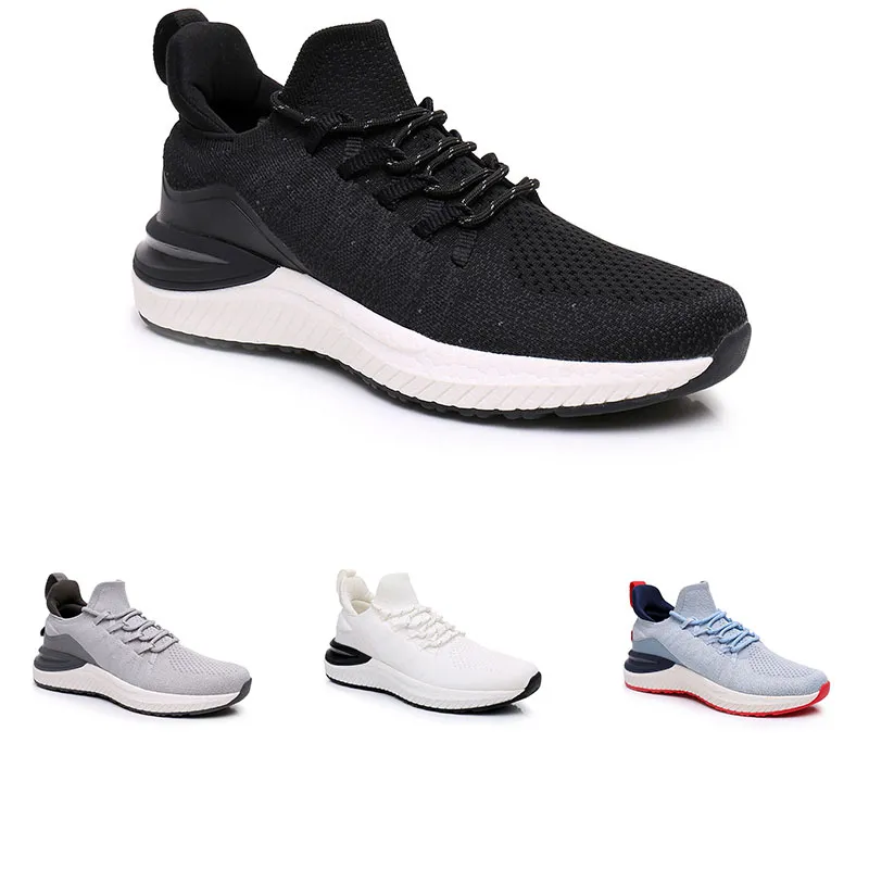 Scarpe da corsa non di marca di alta qualità Uomo Donna Nero Bianco Grigio Azzurro Traspirabilità leggera Scarpe da ginnastica da uomo Sneakers sportive all'aperto