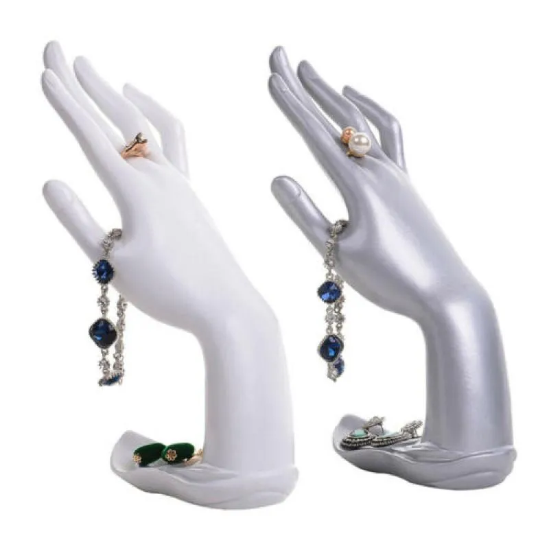 Mücevher Torbaları, Çantalar Yaratıcı Jewerly Kutusu Manken El Mücevherat Eldiven Yüzük Bileklik Ekran Gösterisi Kadın Aksesuarları İçin Raf Tutucu Standı