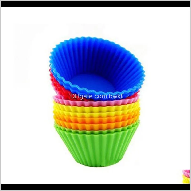 silicone muffin cake cupcake cup cake mould case bakeware maker mold tray baking jumbo kitchen baking tool