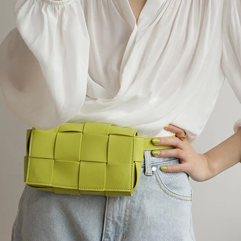 Torby w talii 2021 Designer Fanny Pack Woman Bag prawdziwa krowa skóra skórzana skrzyżowa torebka paska opakowania klatki piersiowej 279t