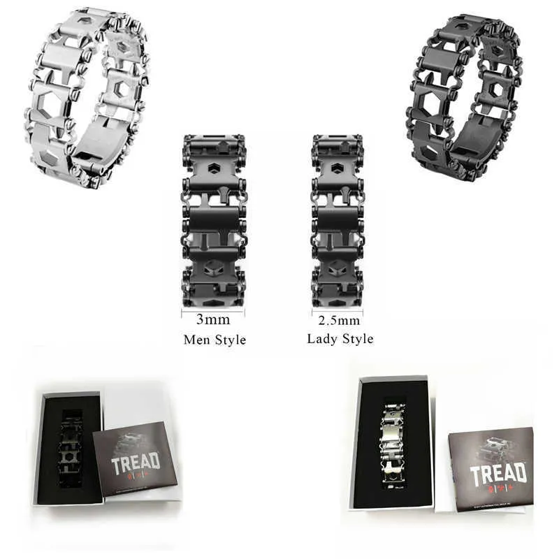DreamBell Men Outdoor Spliced Bracelet Multifunctional Wearing ...