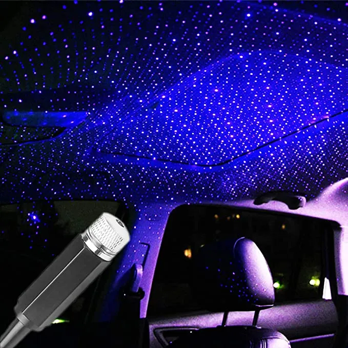 Auto Dach Projektion Licht USB Tragbare Star Night Lichter Einstellbare LED  Galaxy Atmosphäre Beleuchtung Innen Projektor Lampe Für Cei240L De 16,14 €