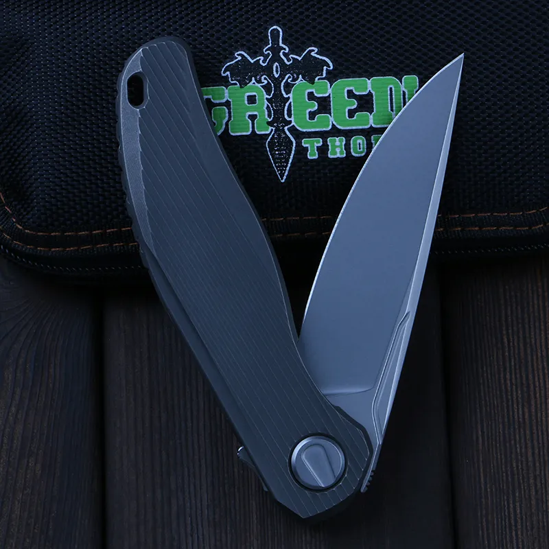 Green Thorn Stellar TC4 Titanium uchwyt VG10 Blade na zewnątrz polowanie na kemping praktyczne składanie noża EDC narzędzie 8887665