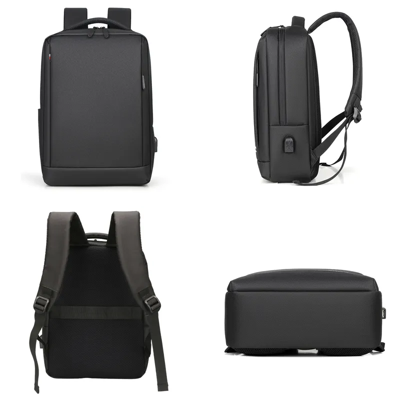 メンズラップトップビジネスノートMochila防水ファッション旅行バックパックスクールバッグ