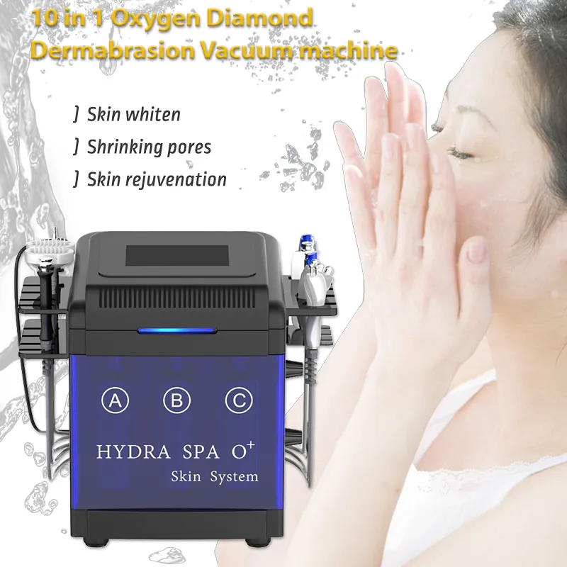 Machines portatives de soin du visage microdermabrasion pistolet à oxygène nettoyage de la peau machine faciale