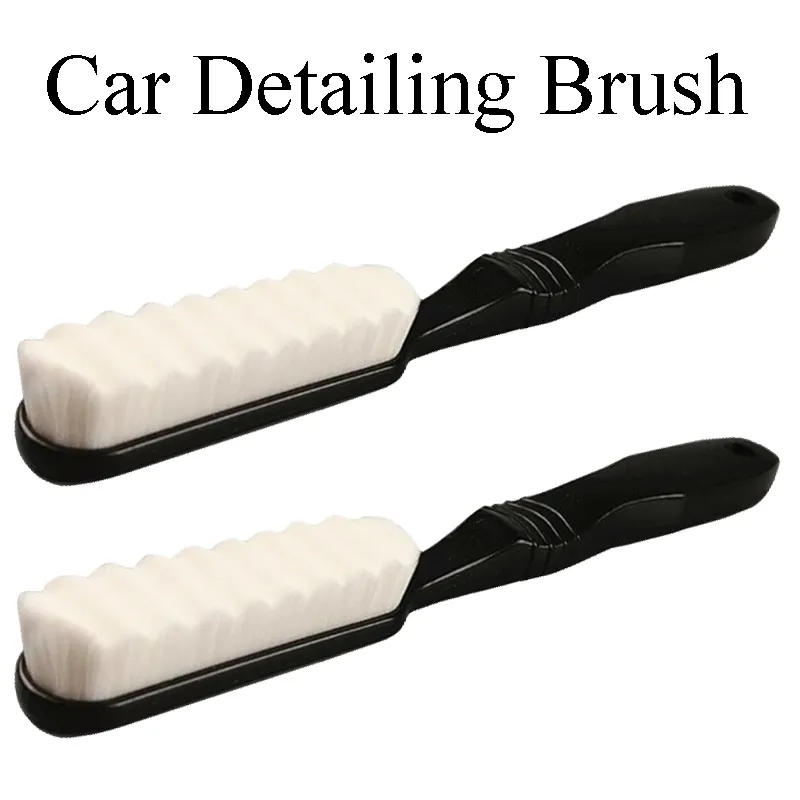 Détail de la voiture Brosse Auto Long Poignée Micro-nano Nettoyant Nettoyant Nettoyant Vehing Outil Panneau Intérieur En Cuir Panneau Toit Nettoyage Accessoires de nettoyage