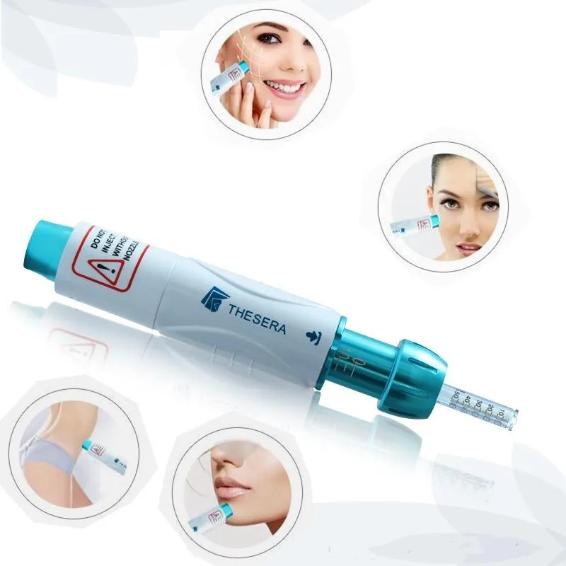 mesotherapy بندقية كوريا thesera atomizer عقيمة Hyaluronic القلم العلاج بندقية رفع الشفة المحقنة يمكن التخلص منها