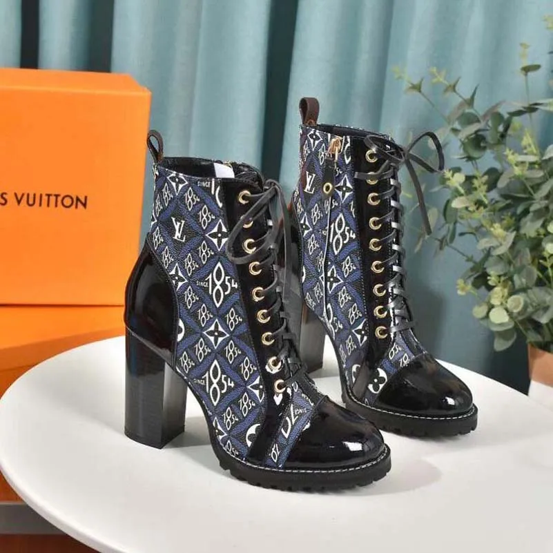 Botas Cortas De Alta Calidad Louis Vuitton Originales Lv