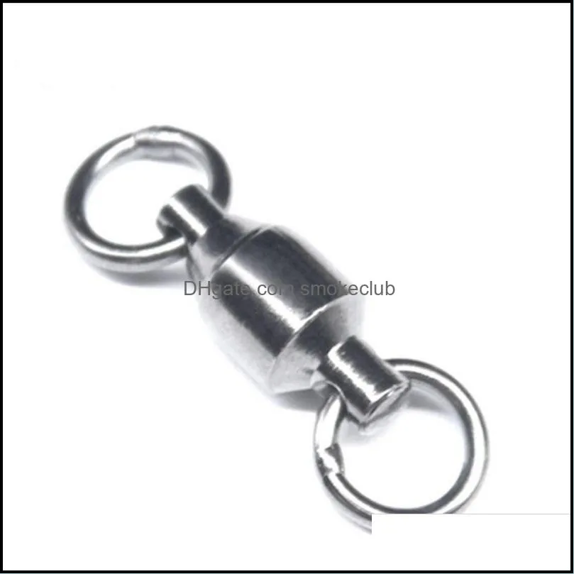 Aessories Sports & Outdoors Single Melt Ring Swivel High Speed Fishing Ball Bearing Metal Stainless Steel Fishings Tackle Arrival 0 95Jy Uu