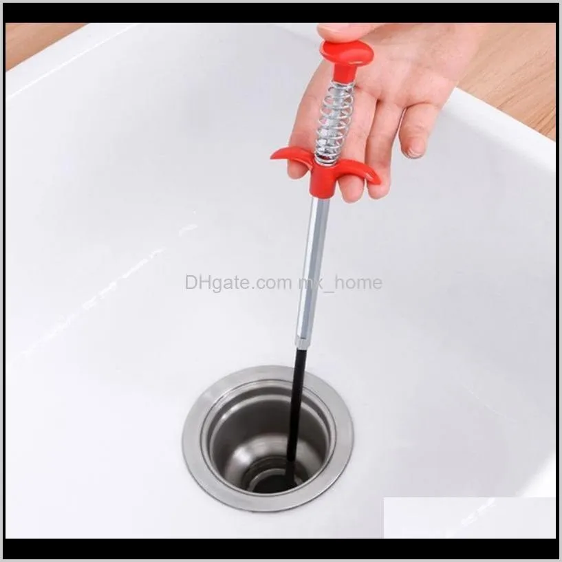 200cm sewer pipe dredging artifact four-claw extractor cleaning floor drain hair grab hook kitchen foreign object gripper e11061 other
