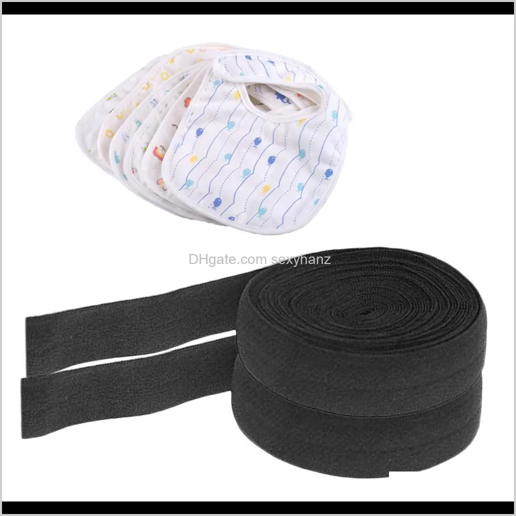 2 pieces bias binding elastic band folding tape folding rubber, 20mm, sewing tape rubber sewing, 10m / piece